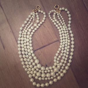J.Crew pearl bead necklace